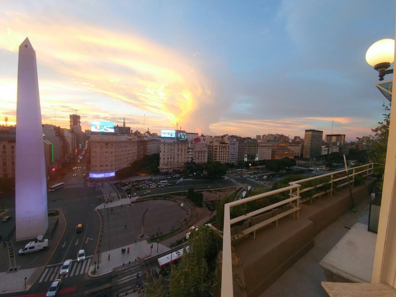 Апартаменты Penthouse Frente Al Obelisco Con Terraza Буэнос-Айрес Экстерьер фото