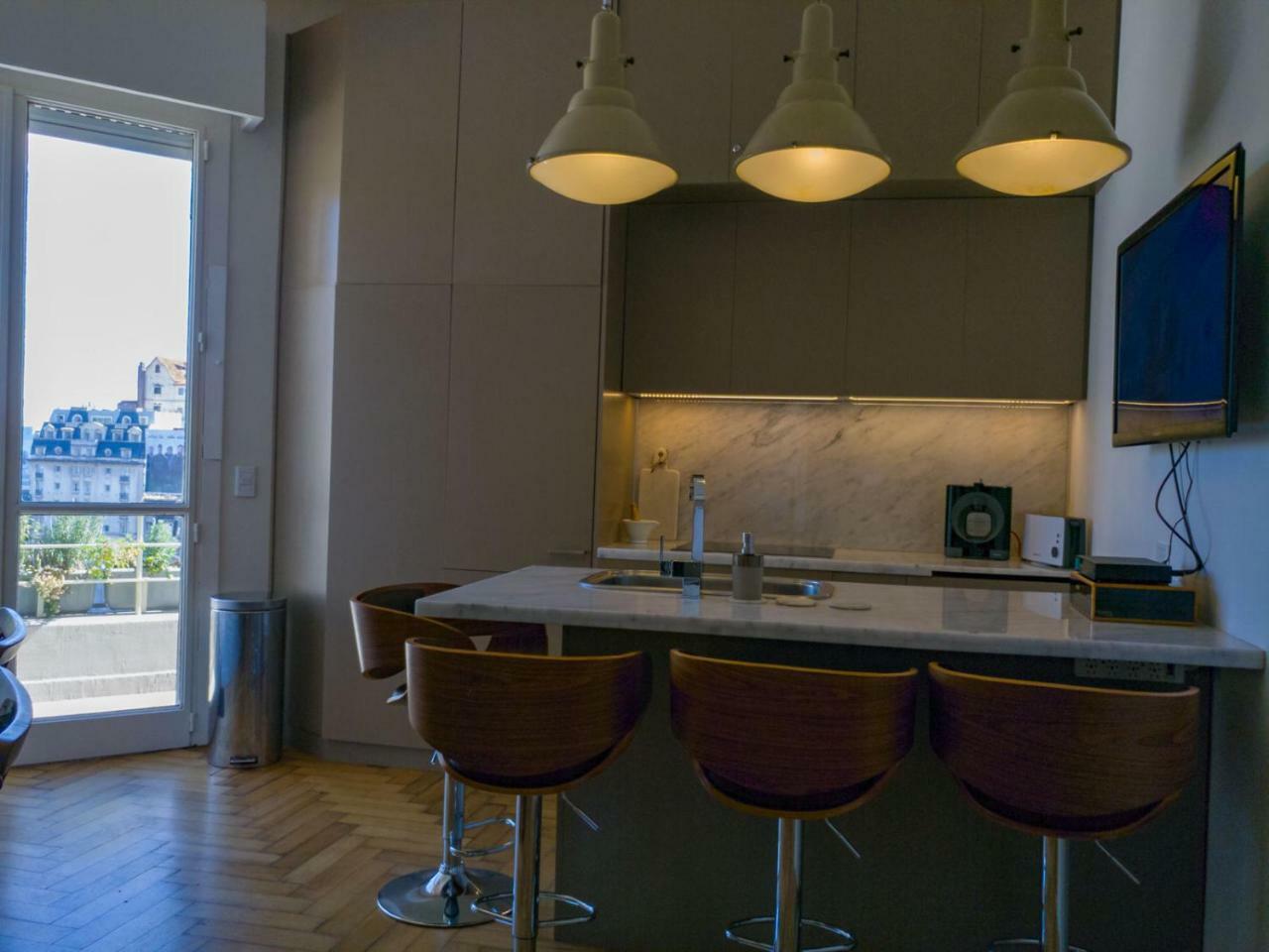 Апартаменты Penthouse Frente Al Obelisco Con Terraza Буэнос-Айрес Экстерьер фото