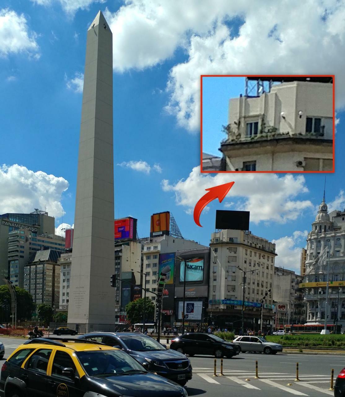 Апартаменты Penthouse Frente Al Obelisco Con Terraza Буэнос-Айрес Экстерьер фото