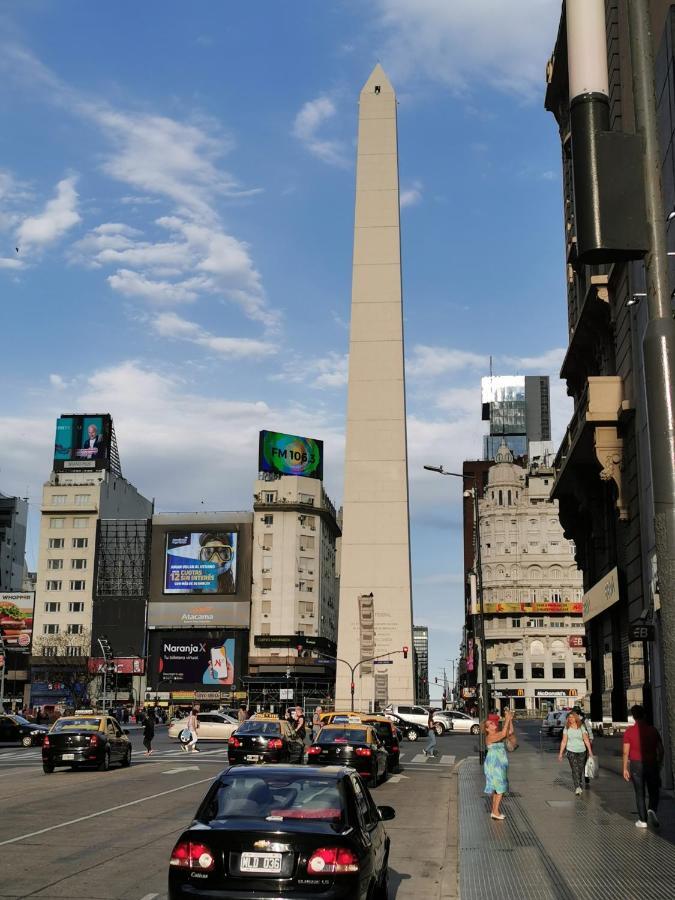 Апартаменты Penthouse Frente Al Obelisco Con Terraza Буэнос-Айрес Экстерьер фото