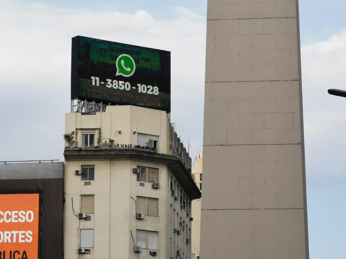Апартаменты Penthouse Frente Al Obelisco Con Terraza Буэнос-Айрес Экстерьер фото