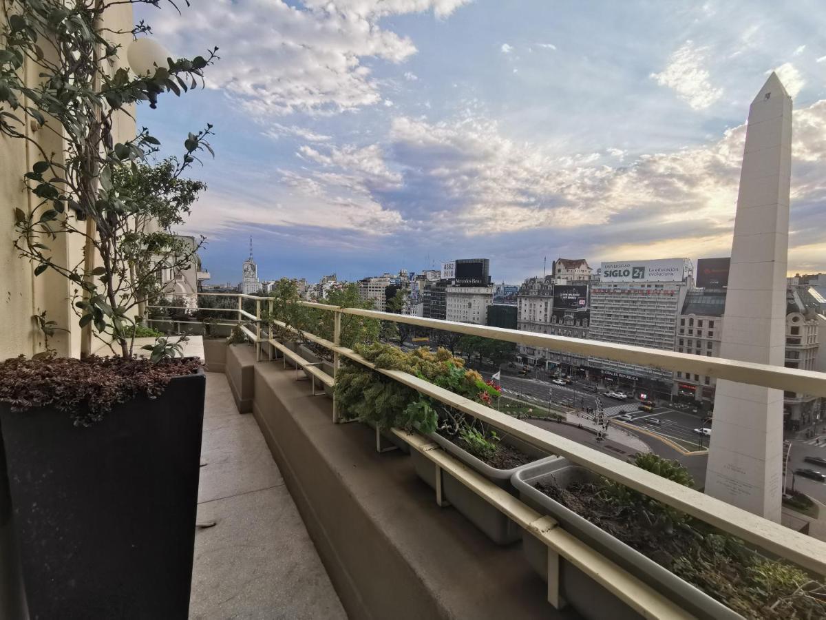 Апартаменты Penthouse Frente Al Obelisco Con Terraza Буэнос-Айрес Экстерьер фото