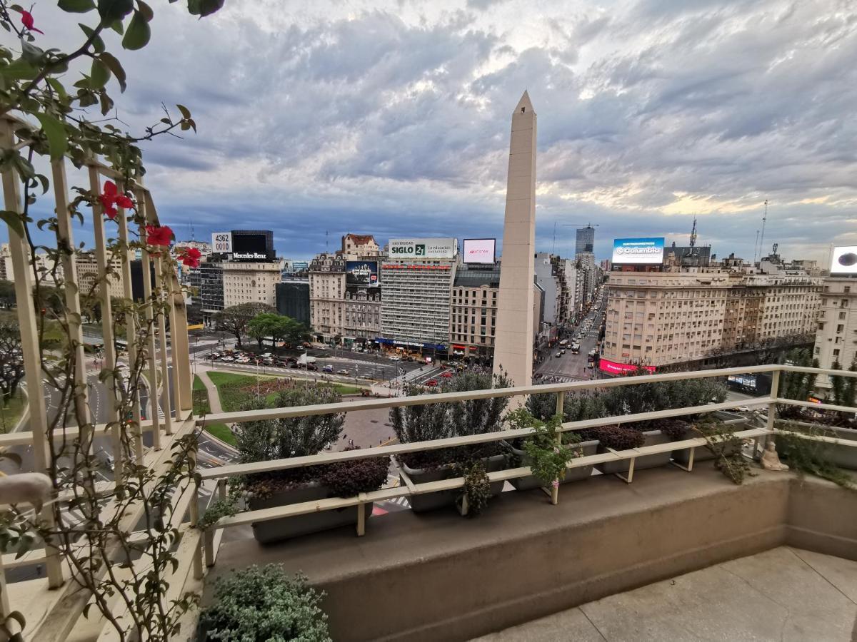 Апартаменты Penthouse Frente Al Obelisco Con Terraza Буэнос-Айрес Экстерьер фото